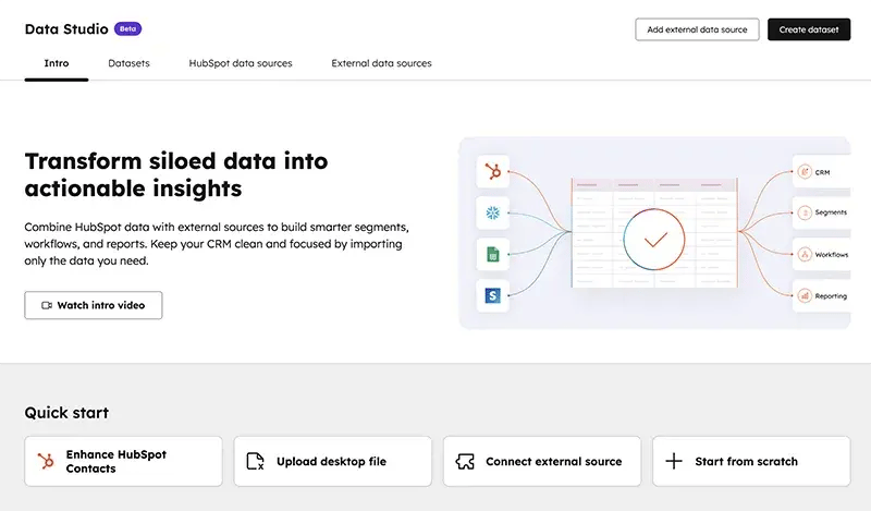 HubSpot-Data-Studio-interface