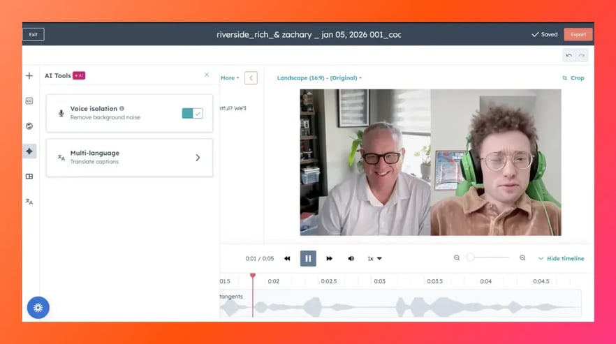 product-update-january-round-up-video-ai-isolation